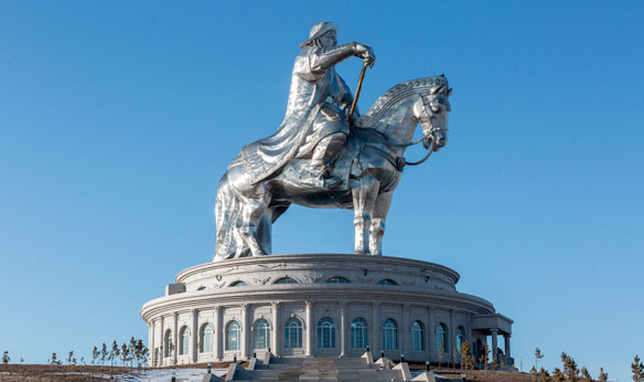The world's largest statue of Genghis Khan, Mongolia