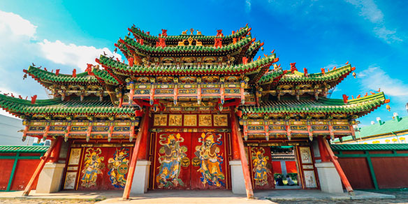 The Bogd Khan Palace, Ulanbaartar, Mongolia