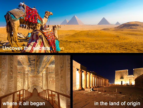 The Grand Pyramids of Giza, Egypt